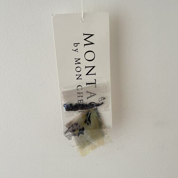 Montage by Mon Cheri Beaded Sheer Floral Jacket Top Teal 12 NWT Formal Romantic - Picture 10 of 12